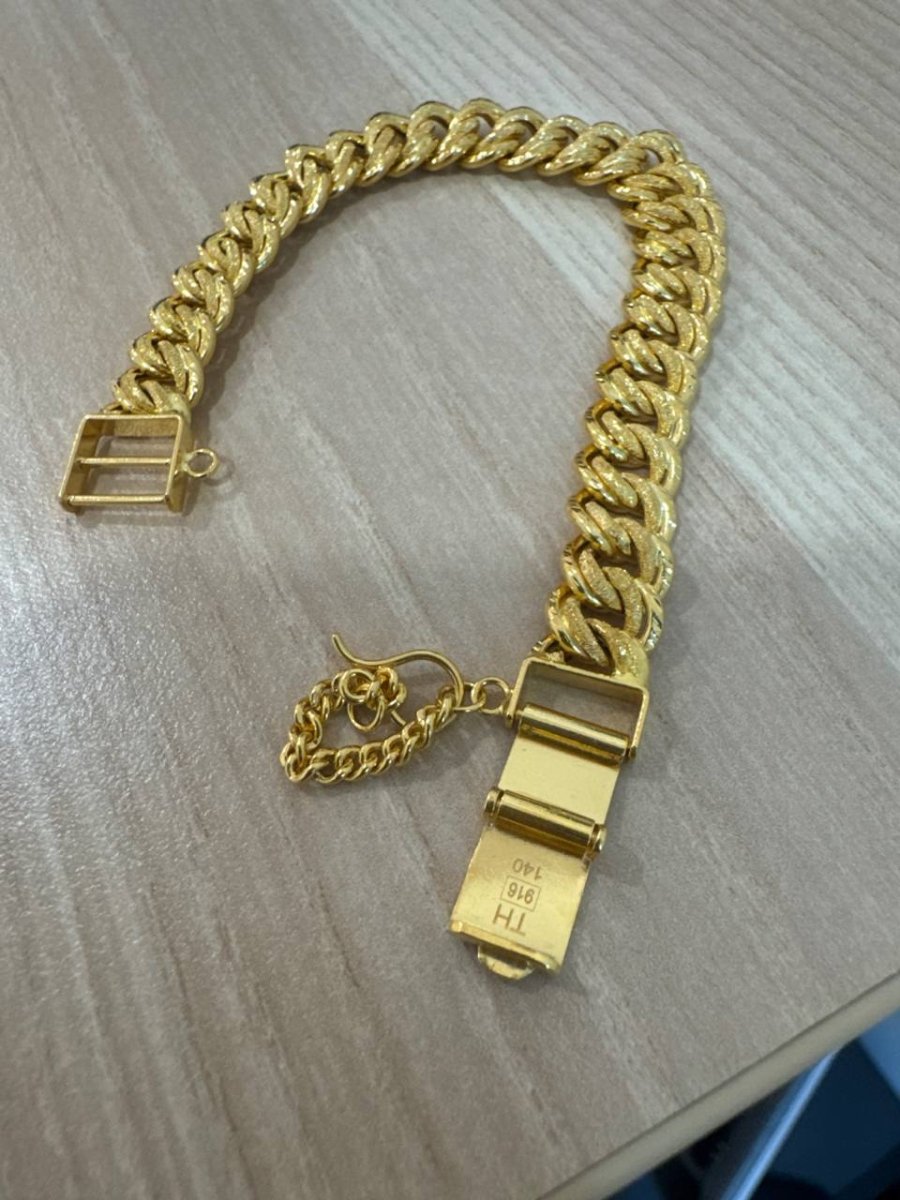 916 / 22k Gold Coconut Bracelet by Best Gold ShopBraceletsBest Gold Shop