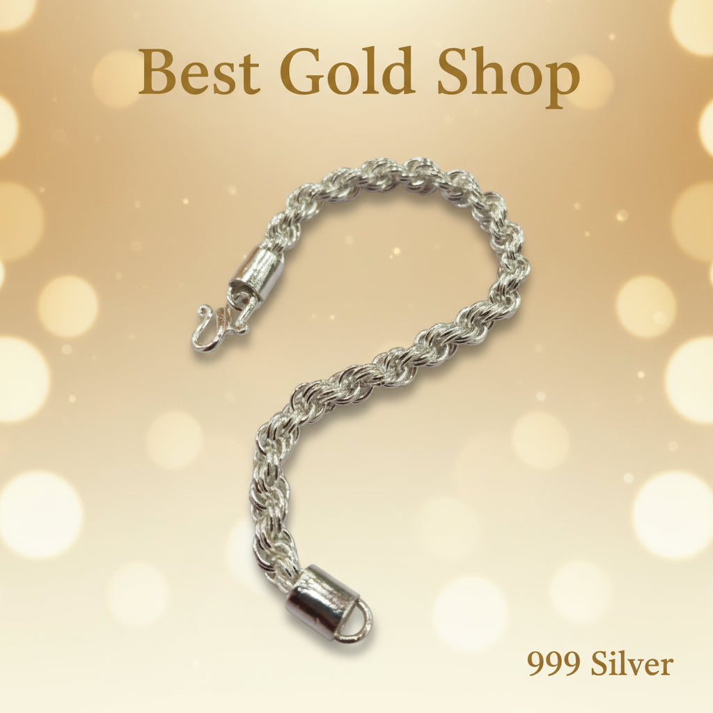999 Silver (24K) Silver Double Luck Bracelet for WomenBraceletsBest Gold Shop