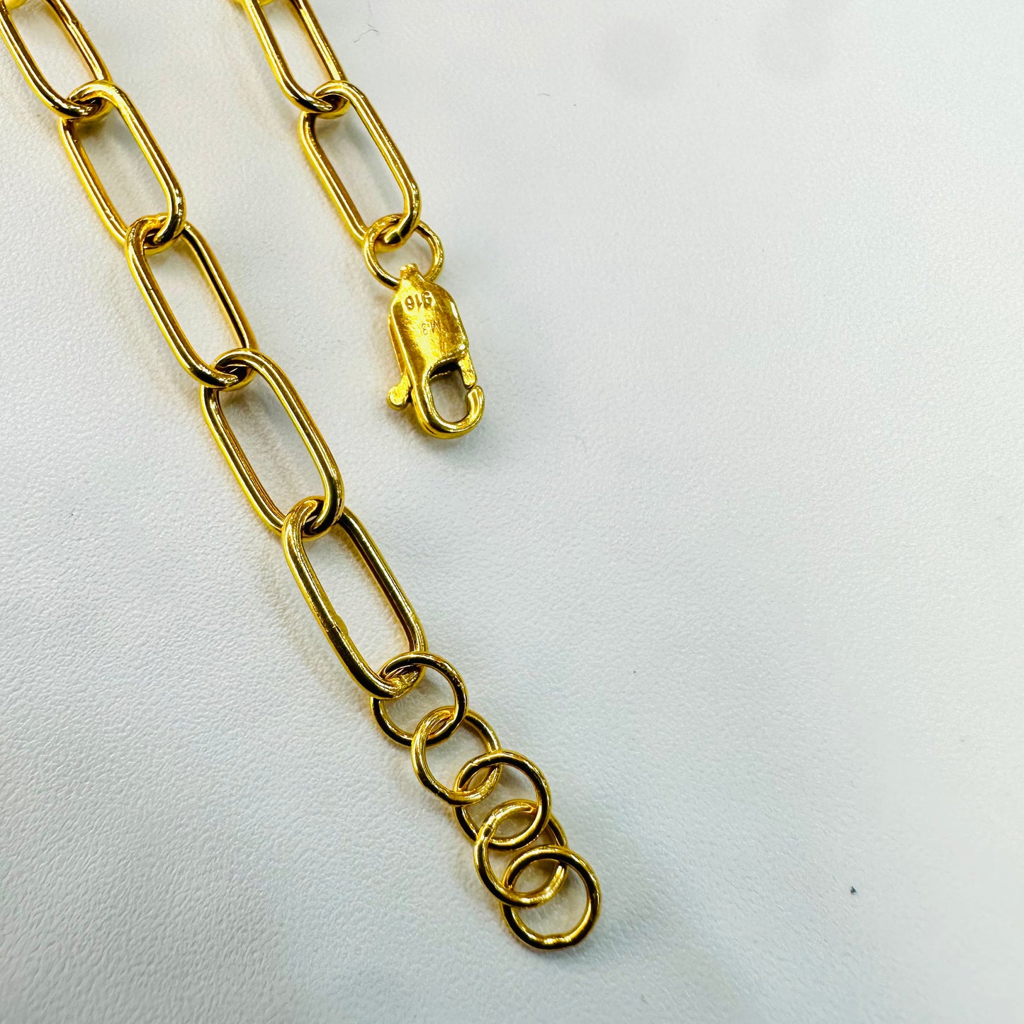 22k / 916 Gold Hollow Link Bracelet Simple Shiny