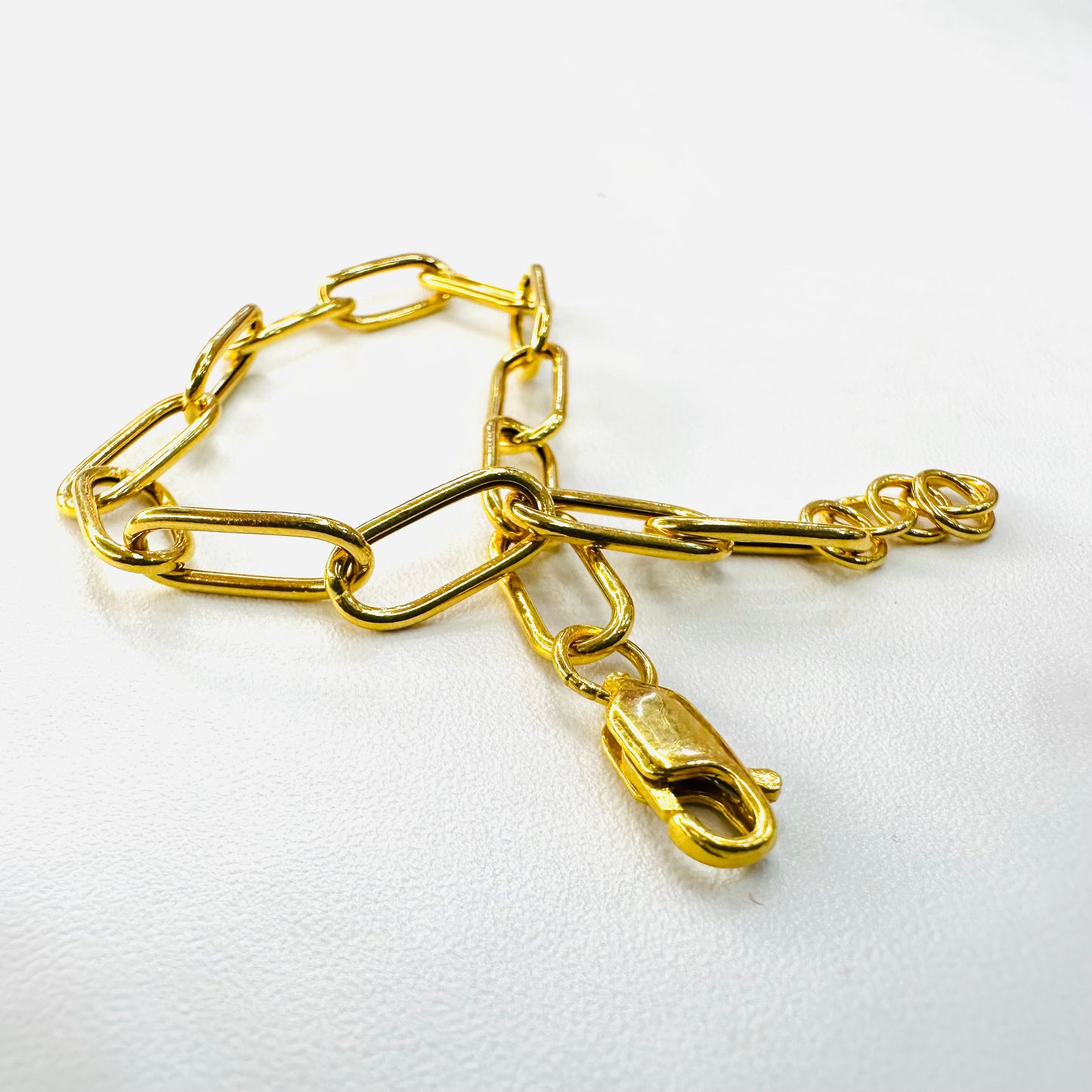 22k / 916 Gold Hollow Link Bracelet Simple Shiny
