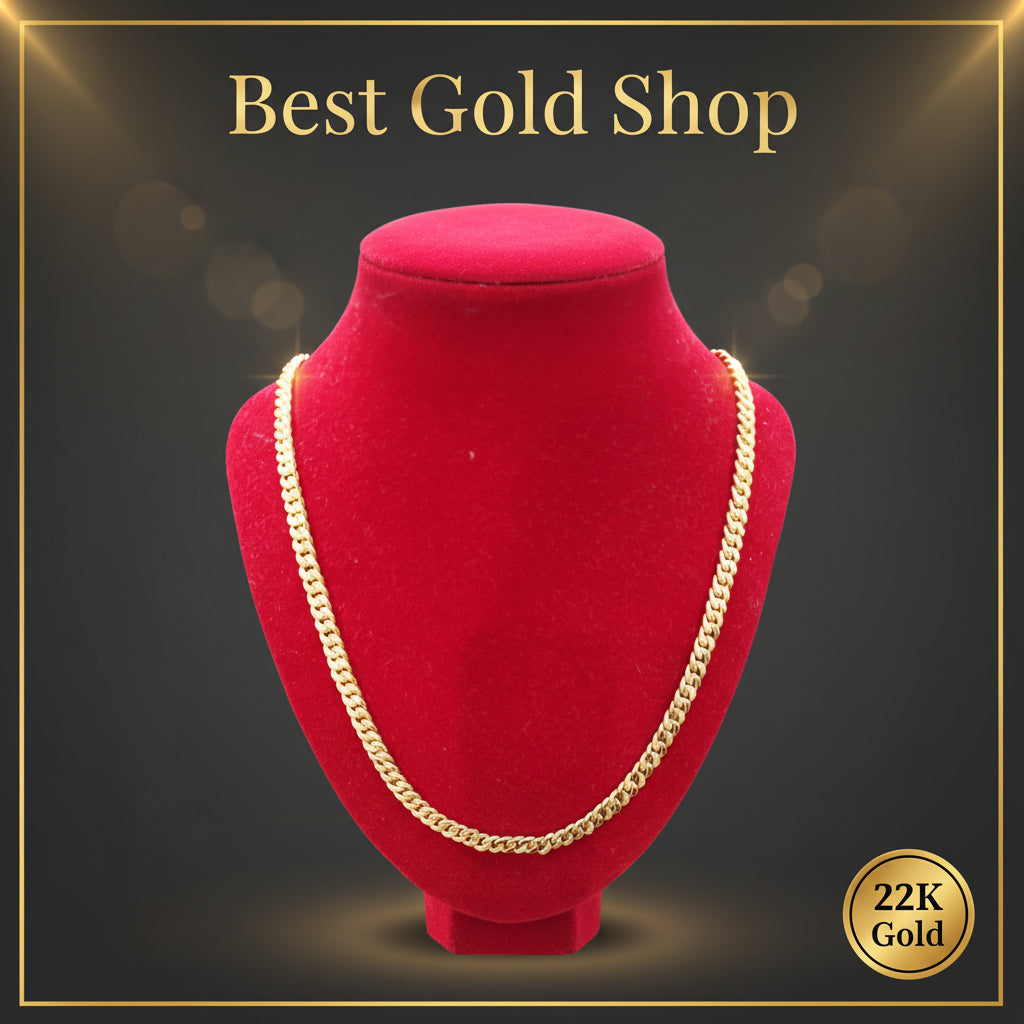 916 gold Milo cowboy necklace with detailed pendant