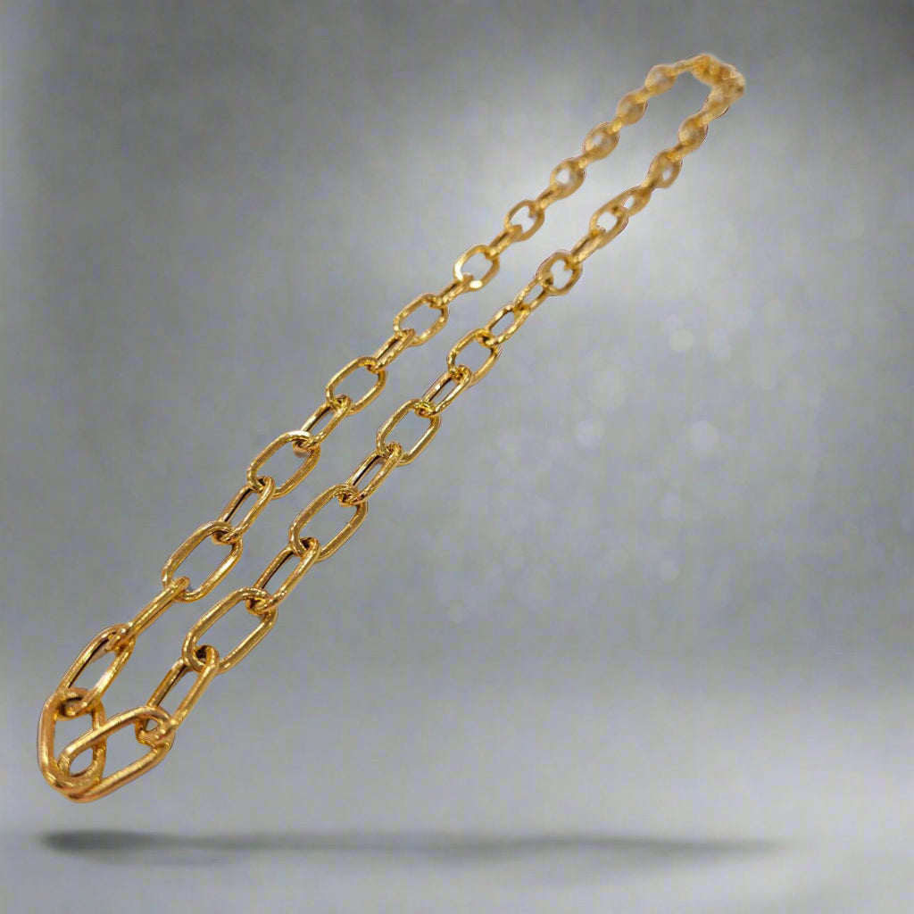 22k / 916 Gold Hollow Anchor Link Chain Light Weight