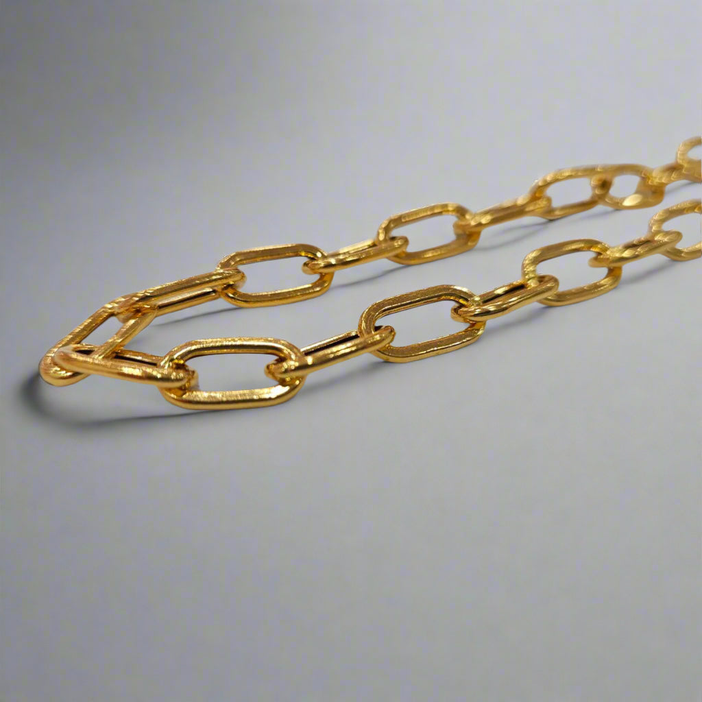 22k / 916 Gold Hollow Anchor Link Chain Light Weight