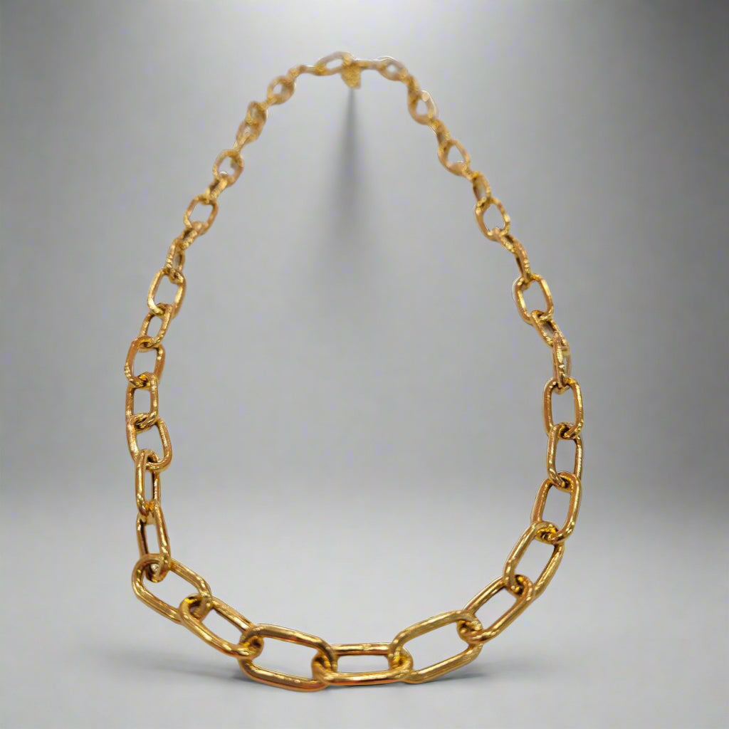 22k / 916 Gold Hollow Anchor Link Chain Light Weight