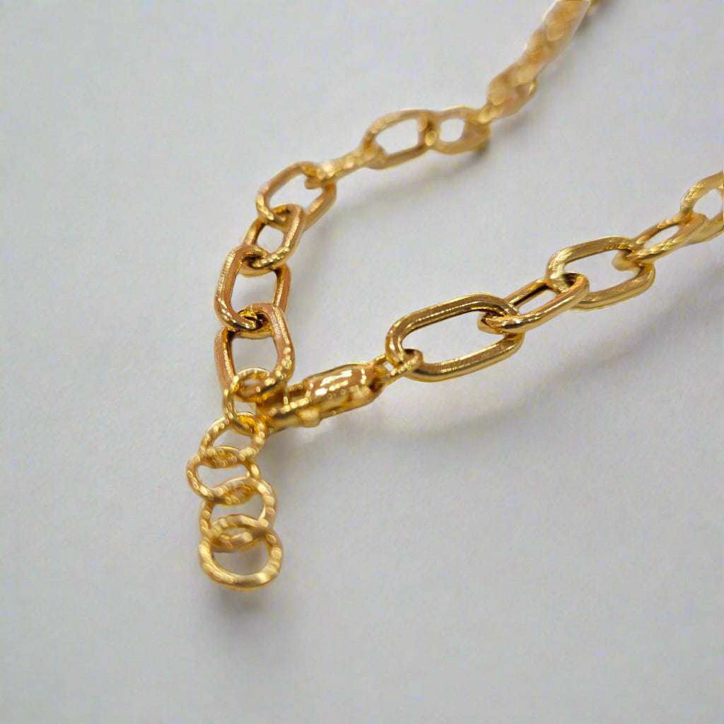 22k / 916 Gold Hollow Anchor Link Chain Light Weight