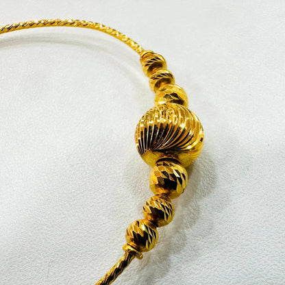 22 / 916 Gold Baby Bangle Slim design V1 - 22k gold 22k gold baby bangle 916 baby bangle Bracelets