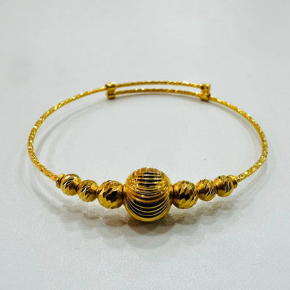 22 / 916 Gold Baby Bangle Slim design V1 - 22k gold 22k gold baby bangle 916 baby bangle Bracelets