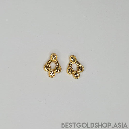 22k / 916 Gold Balloon Earring-916 gold-Best Gold Shop