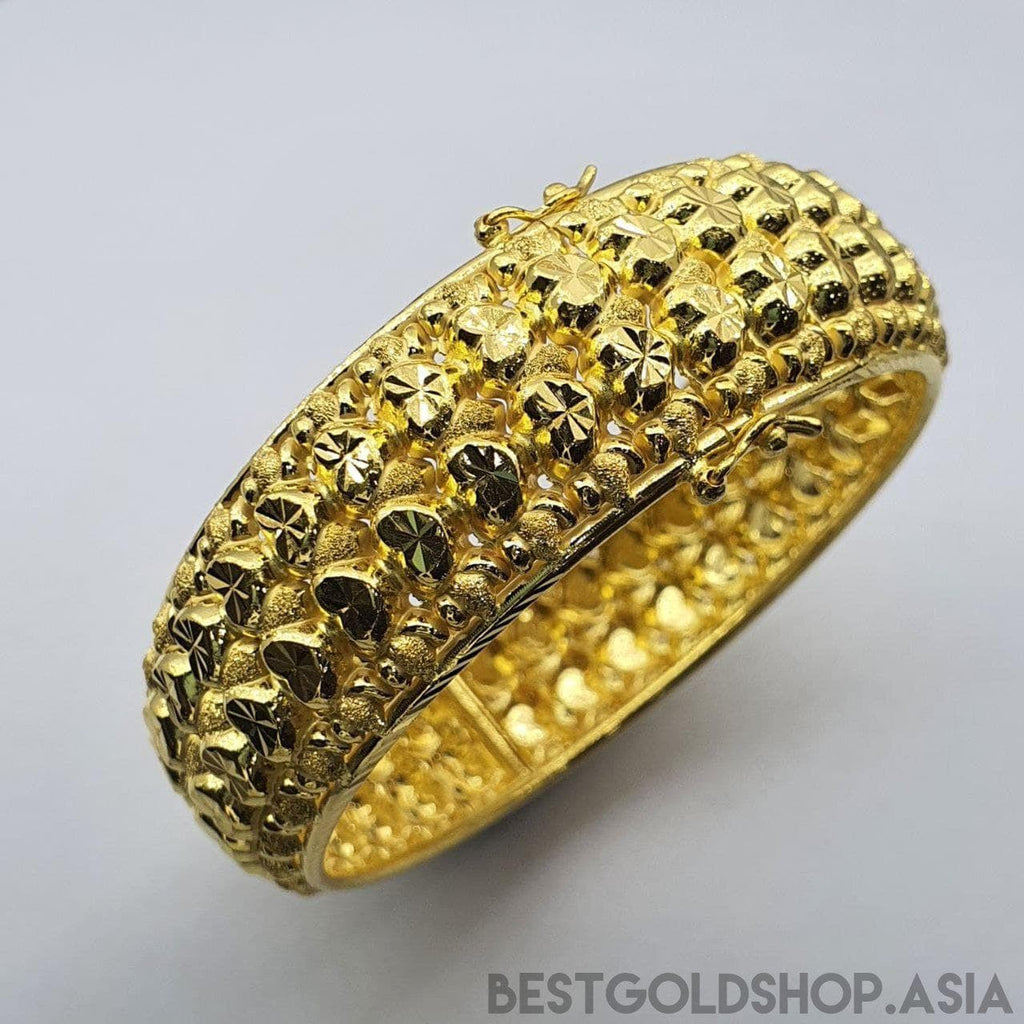 22k / 916 Gold Bangle Wide-916 gold-Best Gold Shop