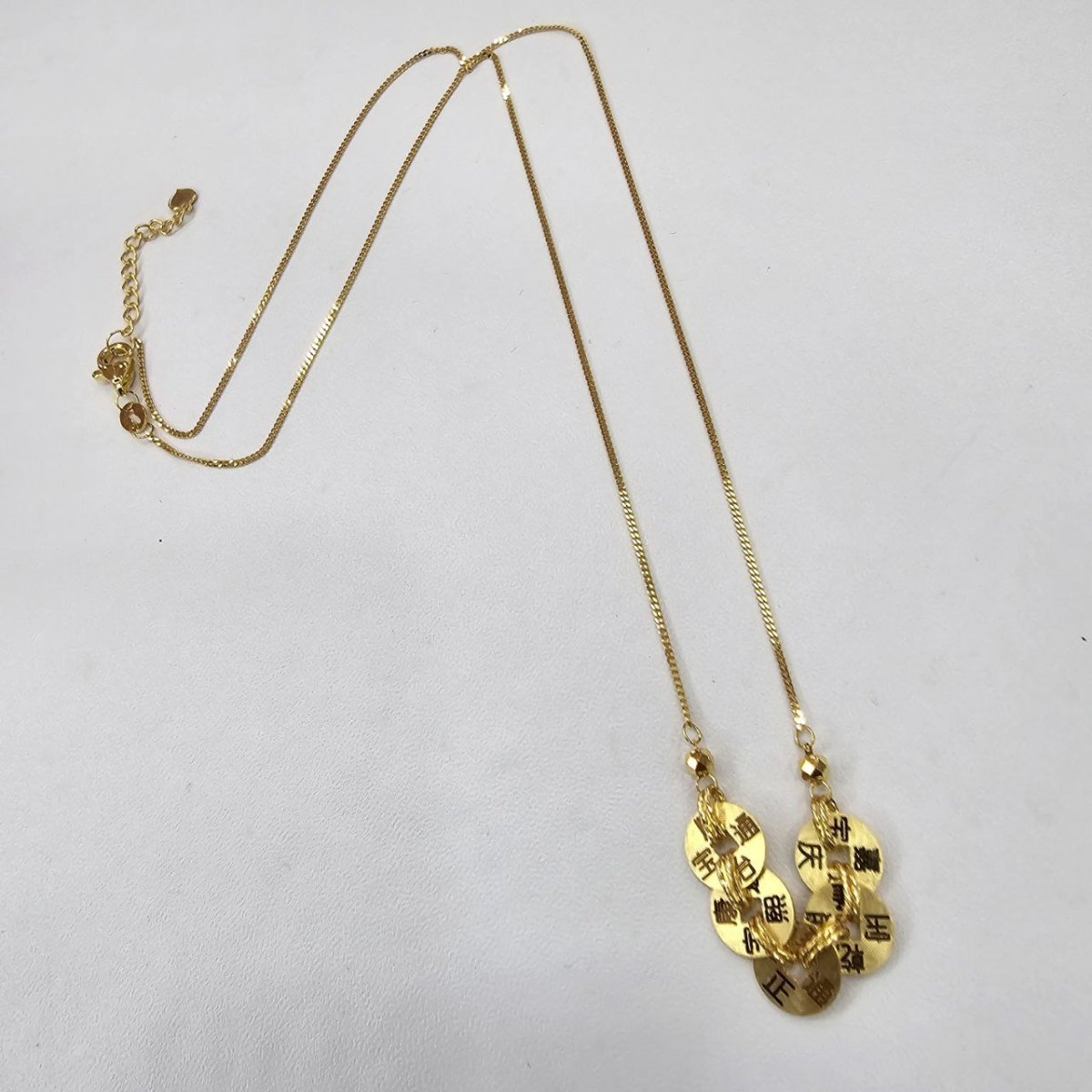 22k / 916 Gold 5 Coin or 五帝钱 Necklace Good Luck - Best Gold Shop 22k gold 22k gold necklace 916 gold Necklaces