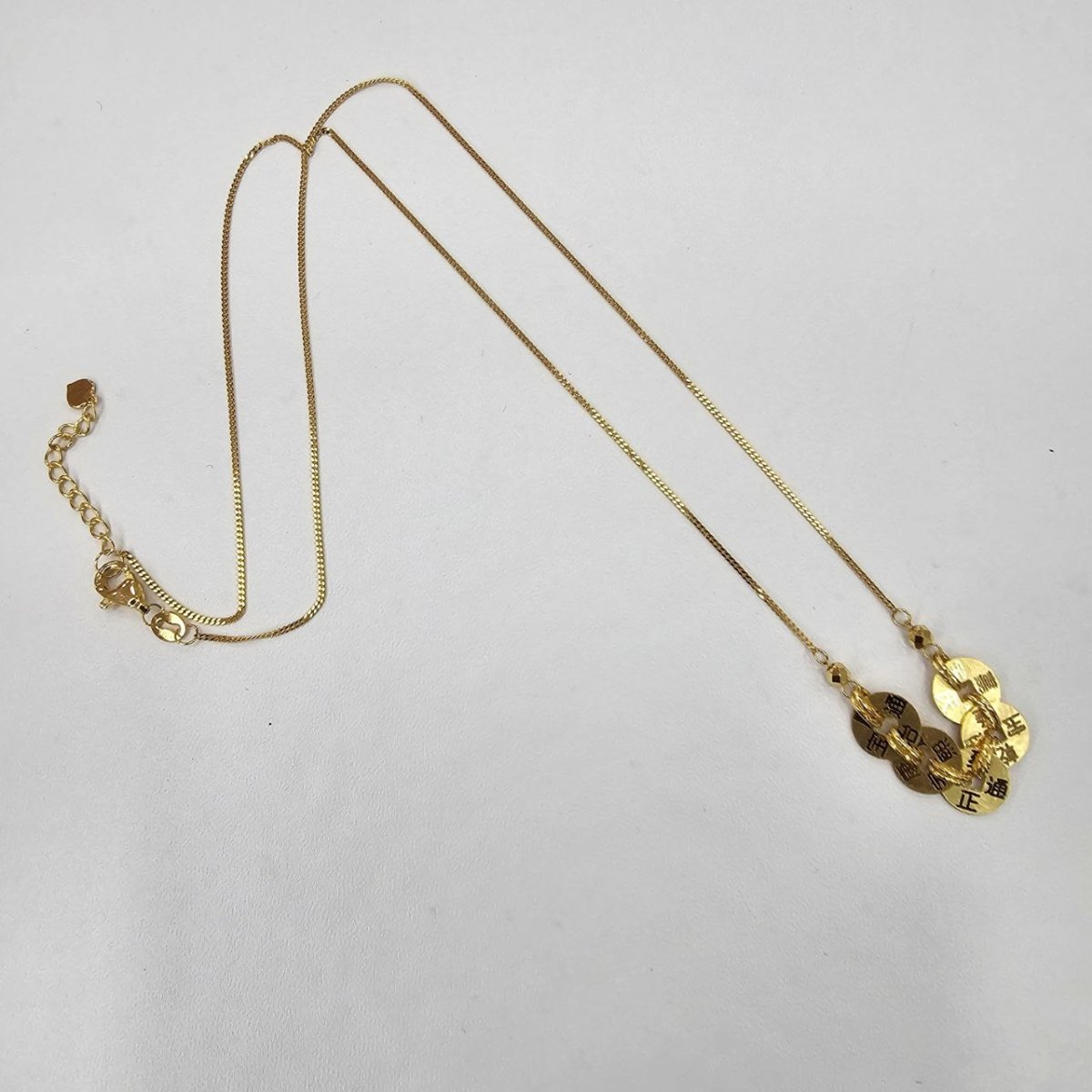 22k / 916 Gold 5 Coin or 五帝钱 Necklace Good Luck - Best Gold Shop 22k gold 22k gold necklace 916 gold Necklaces