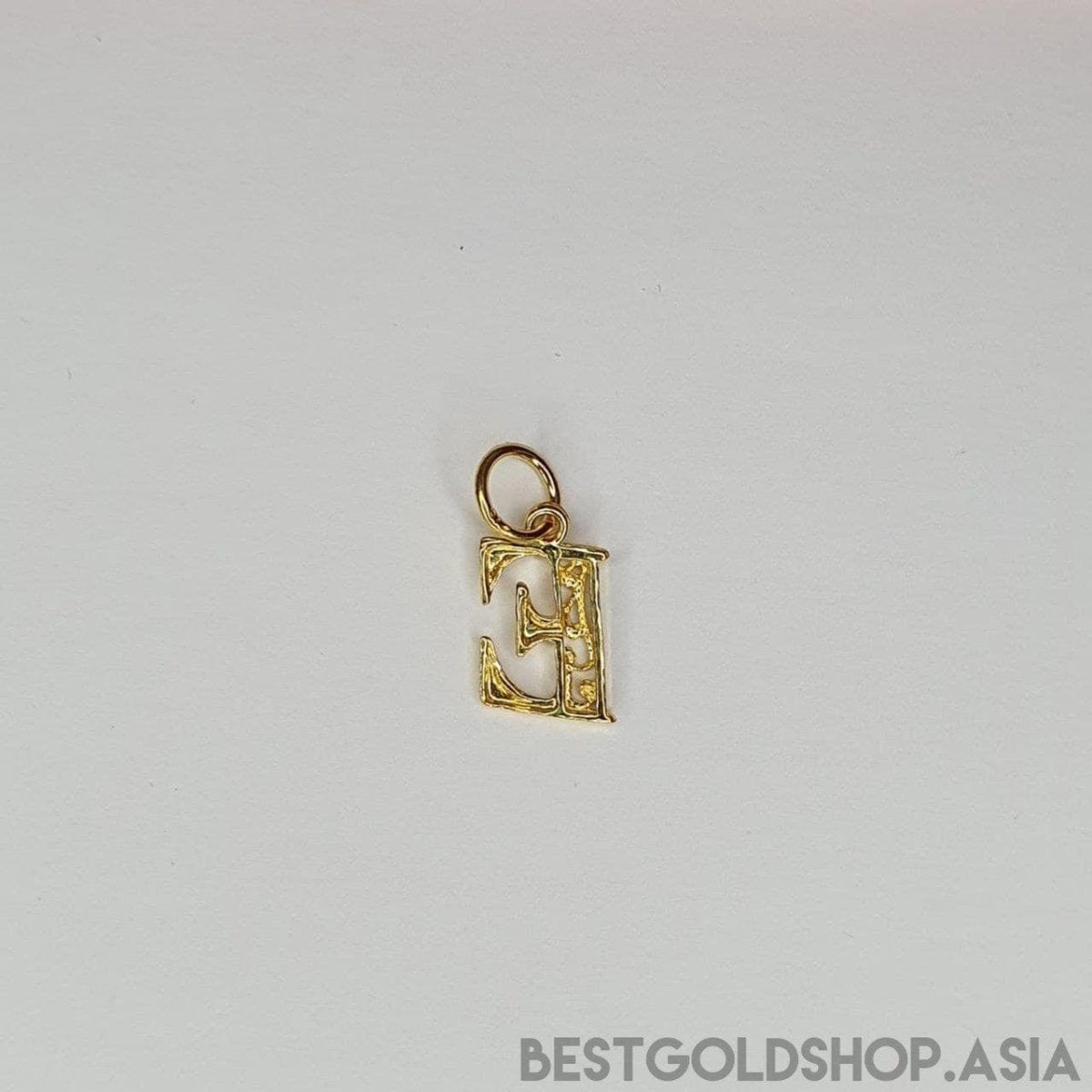 22k / 916 Gold Alphabert smooth polish pendant - Best Gold Shop 22k gold 22k gold pendant 916 gold 916 gold