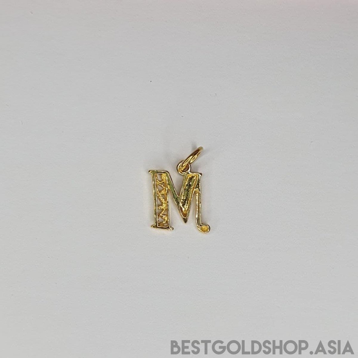 22k / 916 Gold Alphabert smooth polish pendant - Best Gold Shop 22k gold 22k gold pendant 916 gold 916 gold