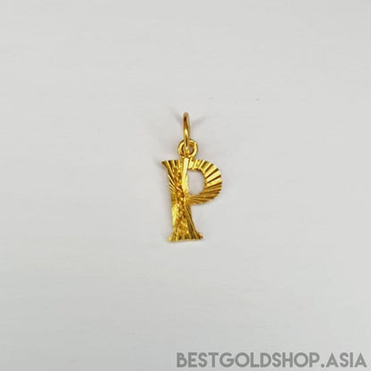 22k / 916 gold alphabet cutting design pendant - Best Gold Shop 22k gold 22k gold pendant 916 gold 916 gold