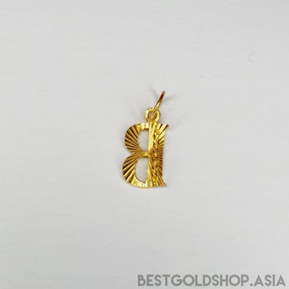 22k / 916 gold alphabet cutting design pendant - Best Gold Shop 22k gold 22k gold pendant 916 gold 916 gold