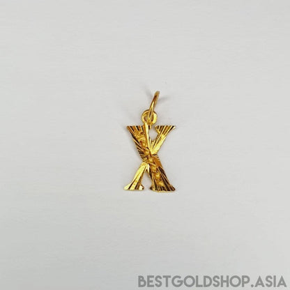 22k / 916 gold alphabet cutting design pendant - Best Gold Shop 22k gold 22k gold pendant 916 gold 916 gold