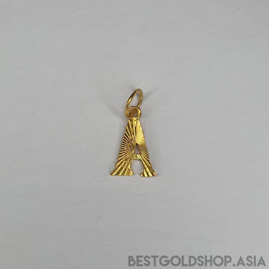 22k / 916 gold alphabet cutting design pendant - Best Gold Shop 22k gold 22k gold pendant 916 gold 916 gold