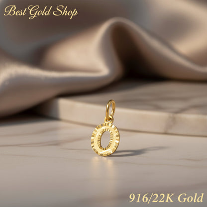 916 Gold Alphabet Pendant V3 by Best Gold ShopCharms & PendantsBest Gold Shop