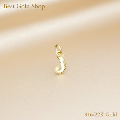 916 Gold Alphabet Pendant V3 by Best Gold ShopCharms & PendantsBest Gold Shop
