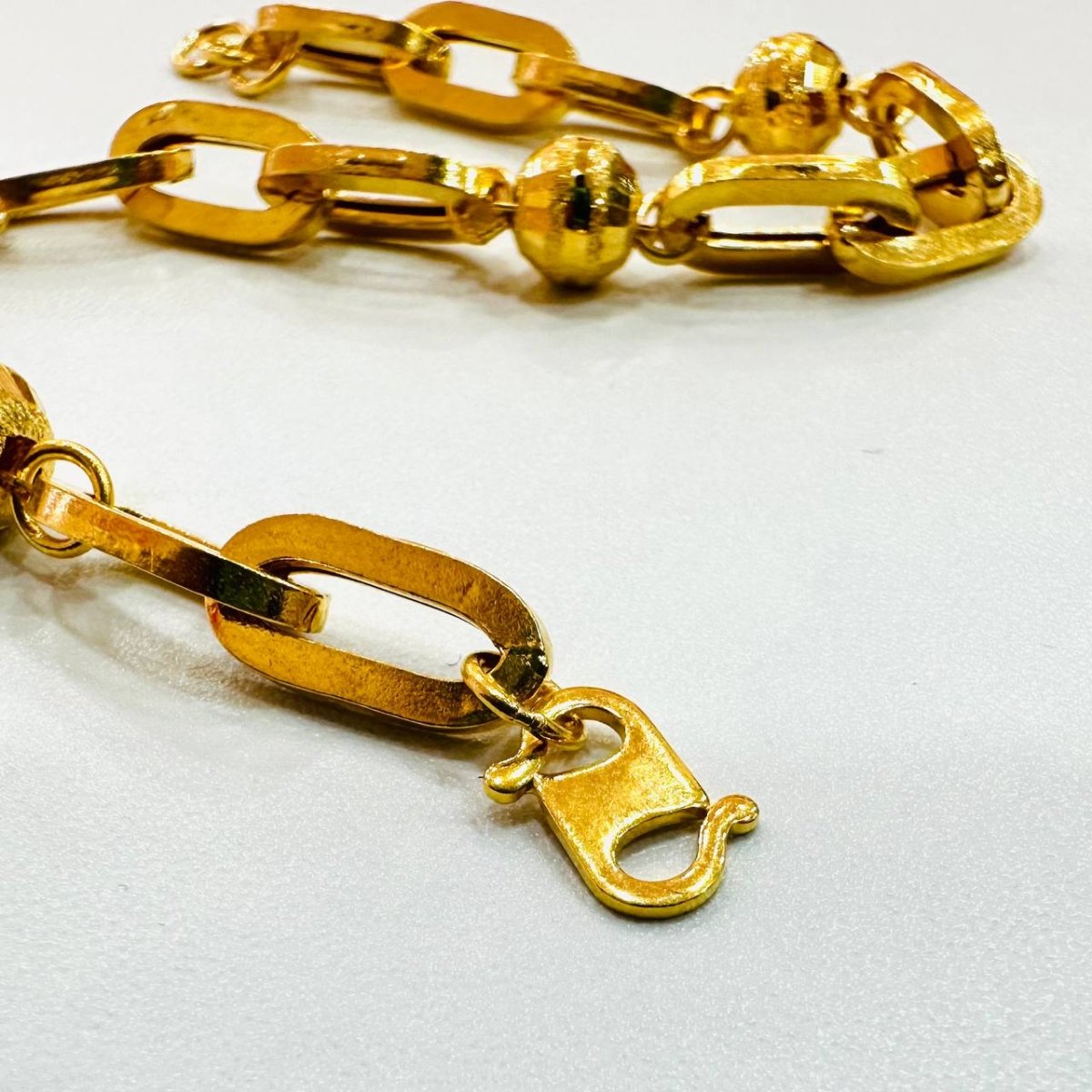 22K / 916 Gold Anchor beads Bracelet New Design - Best Gold Shop 22k gold 22k gold bracelet 916 gold Bracelets