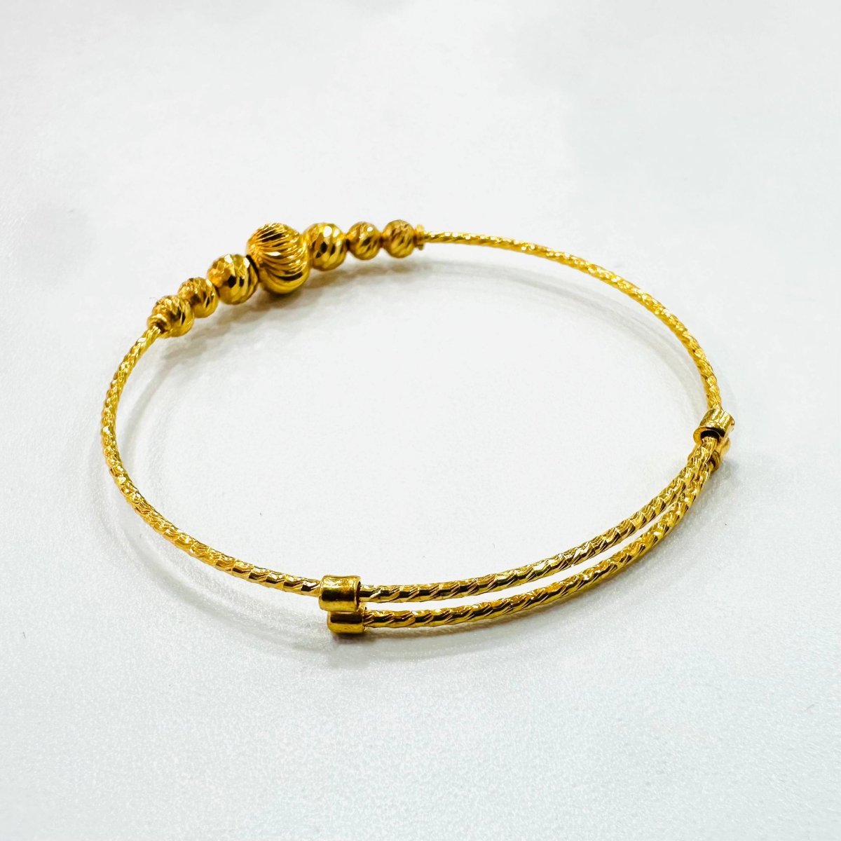 22K / 916 Gold Baby Bangle Slim Design 3 - 22k gold 22k gold baby bangle 916 baby bangle Bracelets