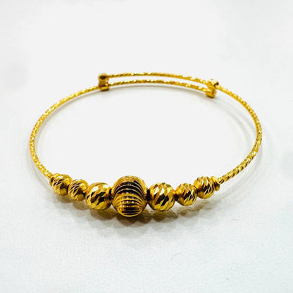 22K / 916 Gold Baby Bangle Slim Design 3 - 22k gold 22k gold baby bangle 916 baby bangle Bracelets