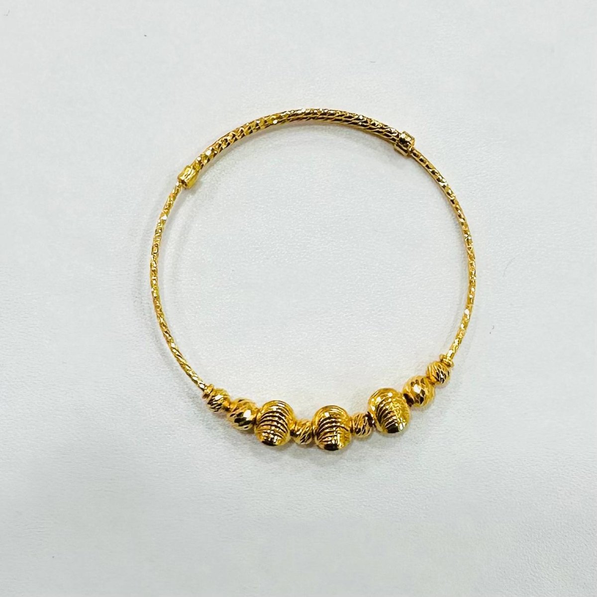 22k / 916 Gold Baby Bangle Slim Design Version 2 - 22k gold 22k gold baby bangle 916 baby bangle Bracelets