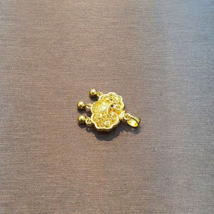 22k / 916 Gold Baby Lock with Dangling Ball Pendant - Best Gold Shop 22k gold 22k gold pendant 916 gold Charms & Pendants