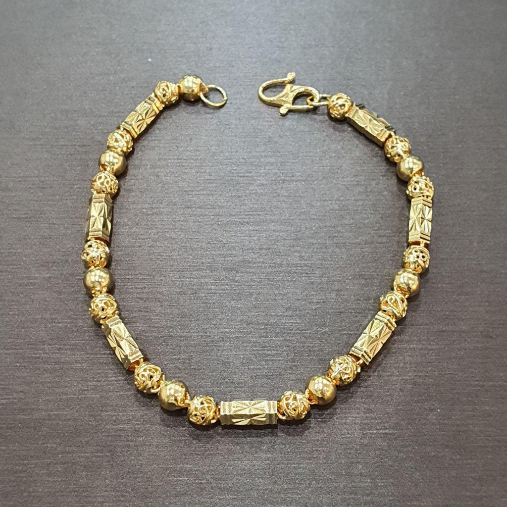 22k / 916 Gold Ball and Bar Bracelet-916 gold-Best Gold Shop