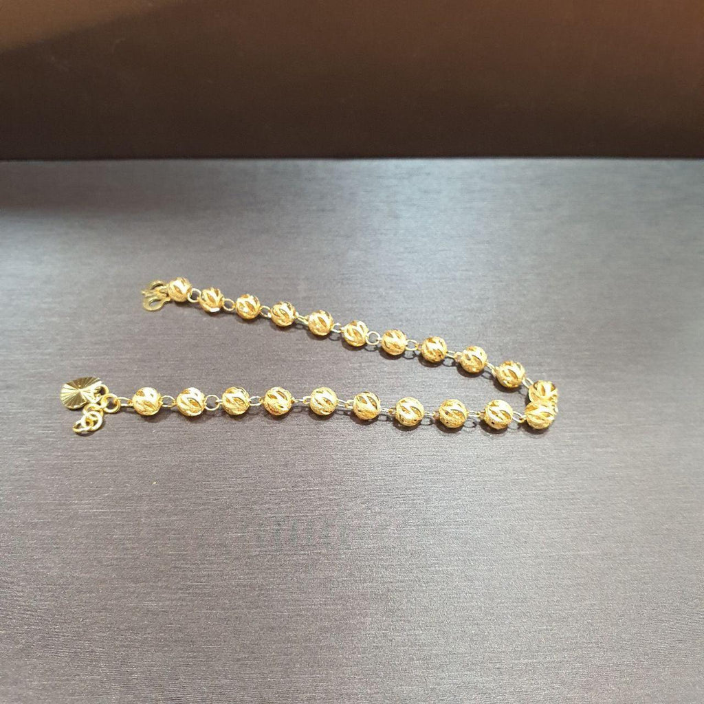 22k / 916 Gold ball bracelet V2-Bracelets-Best Gold Shop
