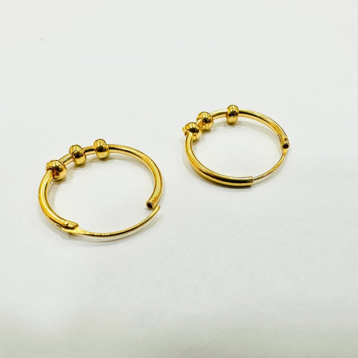 22k / 916 Gold Ball Loop Earring - Best Gold Shop 22k gold 22k gold earring 916 gold 916 gold