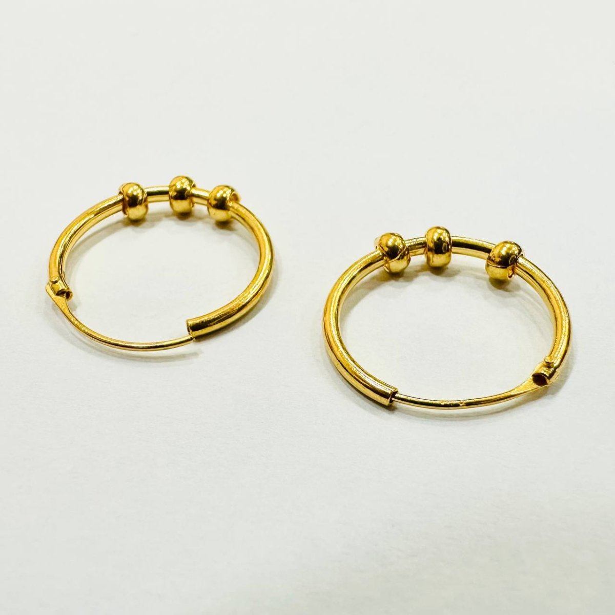 22k / 916 Gold Ball Loop Earring - Best Gold Shop 22k gold 22k gold earring 916 gold 916 gold