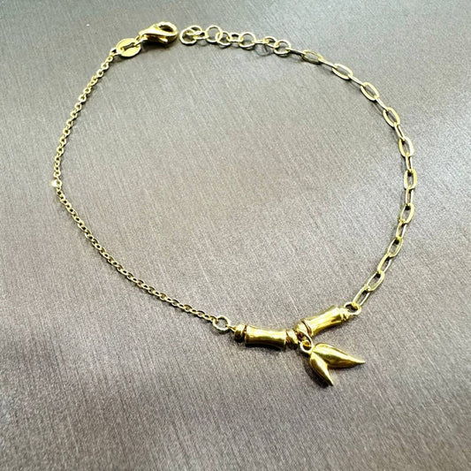 22k / 916 Gold Bamboo Bracelet - Best Gold Shop 22k gold 22k gold bracelet 22k gold necklace 916 gold