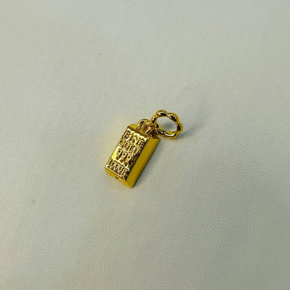 22K / 916 Gold Bar Pendant or Charm - Best Gold Shop 22k gold 22k Gold Charms 22k gold pendant Charms & Pendants