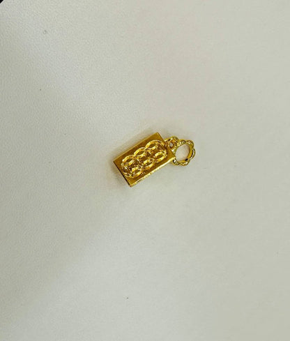 22K / 916 Gold Bar Pendant or Charm - Best Gold Shop 22k gold 22k Gold Charms 22k gold pendant Charms & Pendants