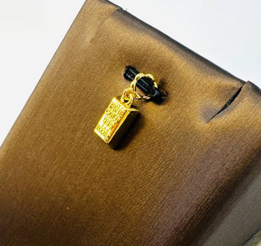 22K / 916 Gold Bar Pendant or Charm - Best Gold Shop 22k gold 22k Gold Charms 22k gold pendant Charms & Pendants