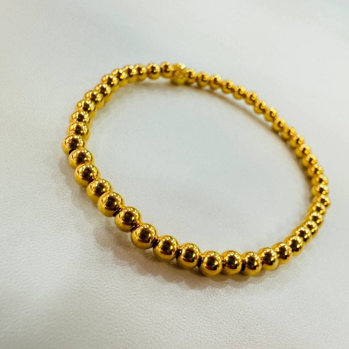 22K / 916 Gold Bead Bangle – Lightweight Elegant Design - Best Gold Shop 22k gold 22k gold bangle 22k gold bracelet Bracelets