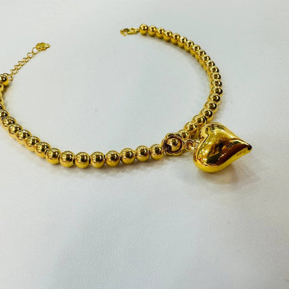 22k / 916 Gold Bead Bracelet Light Weight - Best Gold Shop 22k gold 22k gold bracelet 916 gold Bracelets