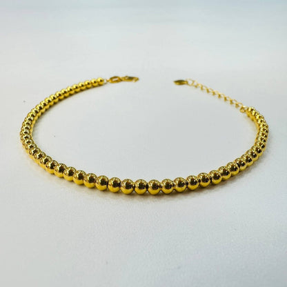 22k / 916 Gold Bead Bracelet Light Weight - Best Gold Shop 22k gold 22k gold bracelet 916 gold Bracelets