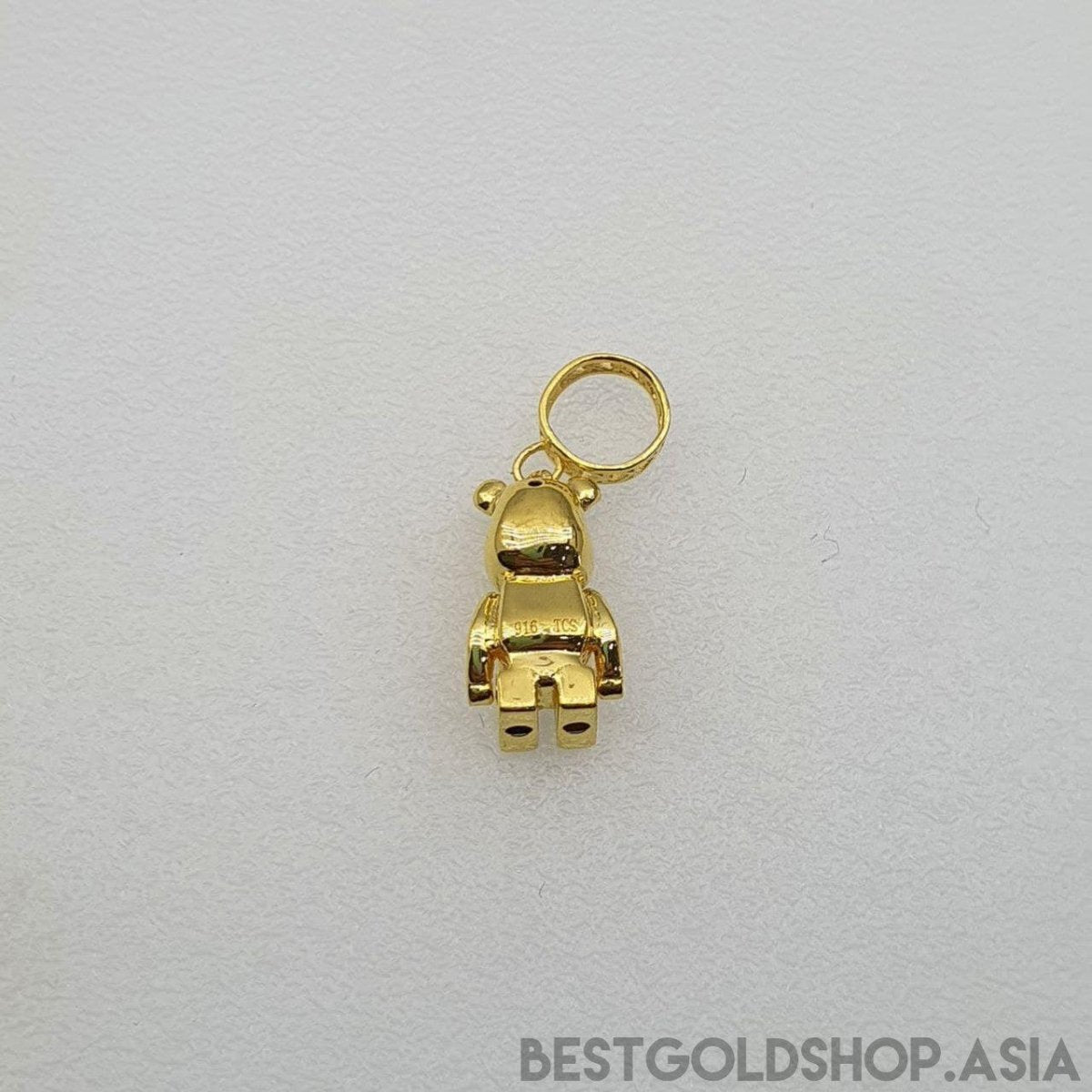 22k / 916 Gold Bear Pendant / Charm - Best Gold Shop 22k gold 22k Gold Charms 22k gold pendant 916 gold