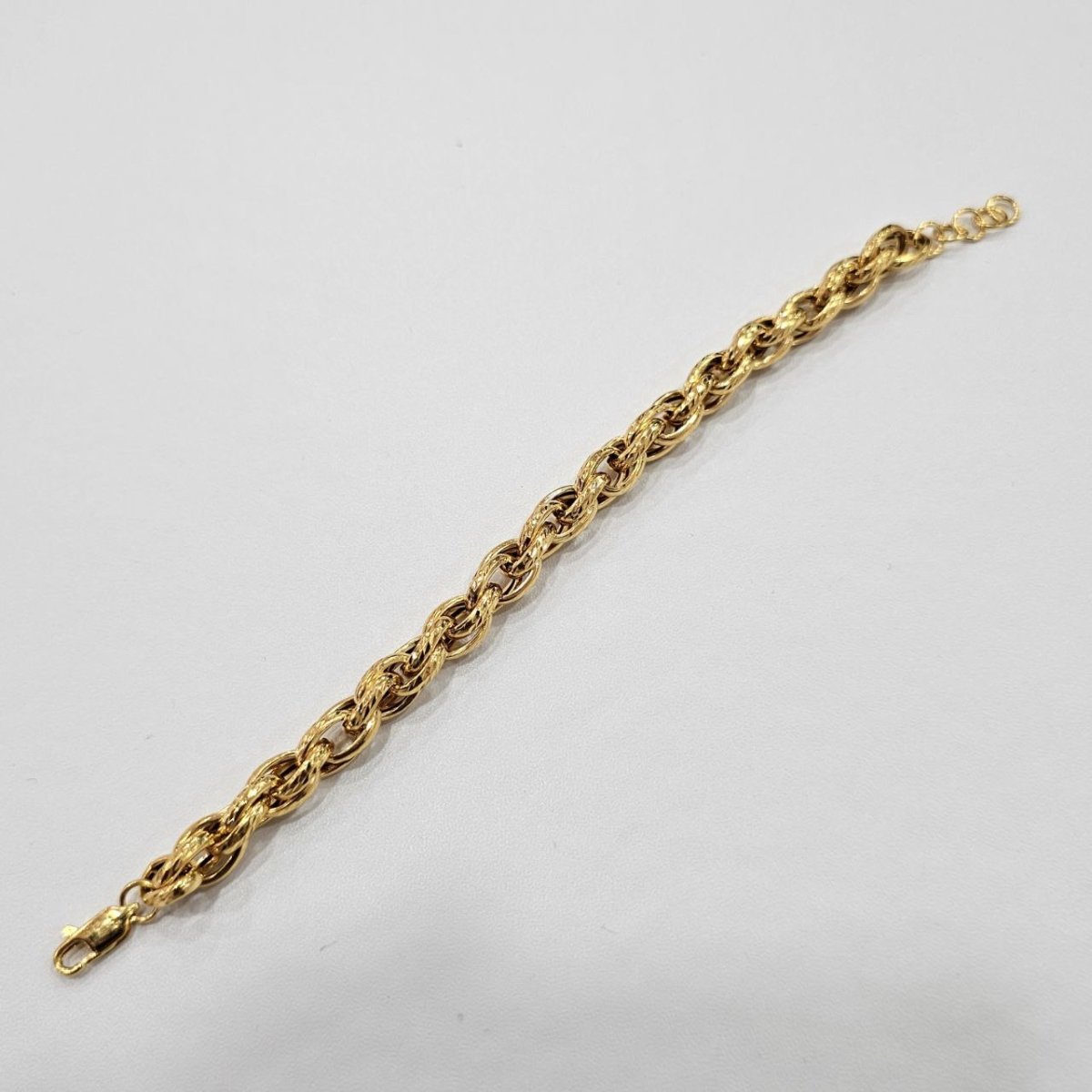 22k / 916 Gold Bold Textured Bracelet by Best Gold Shop - Best Gold Shop 22k gold 22k gold bracelet 916 gold Bracelets