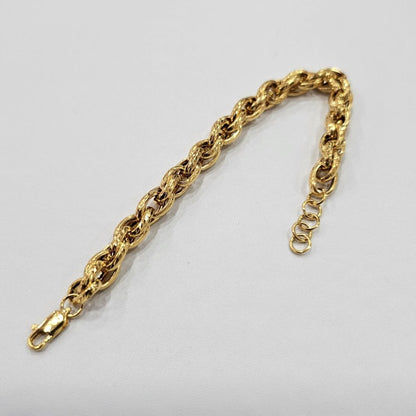 22k / 916 Gold Bold Textured Bracelet by Best Gold Shop - Best Gold Shop 22k gold 22k gold bracelet 916 gold Bracelets