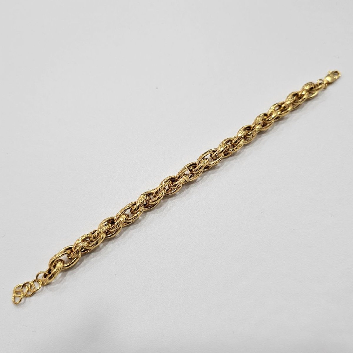 22k / 916 Gold Bold Textured Bracelet by Best Gold Shop - Best Gold Shop 22k gold 22k gold bracelet 916 gold Bracelets