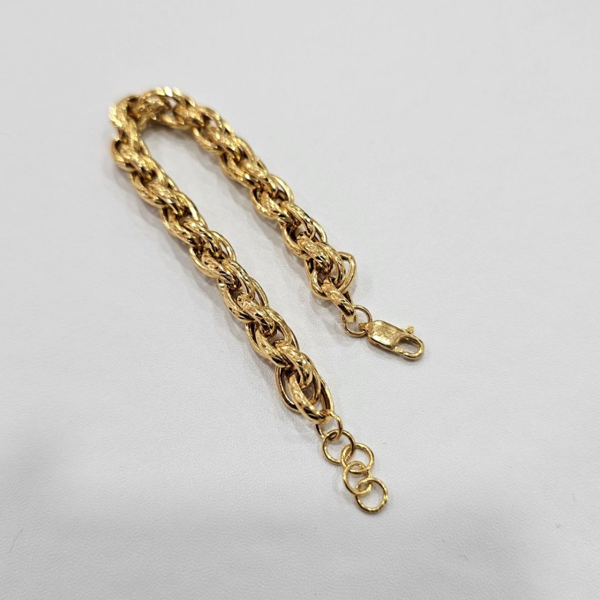 22k / 916 Gold Bold Textured Bracelet by Best Gold Shop - Best Gold Shop 22k gold 22k gold bracelet 916 gold Bracelets