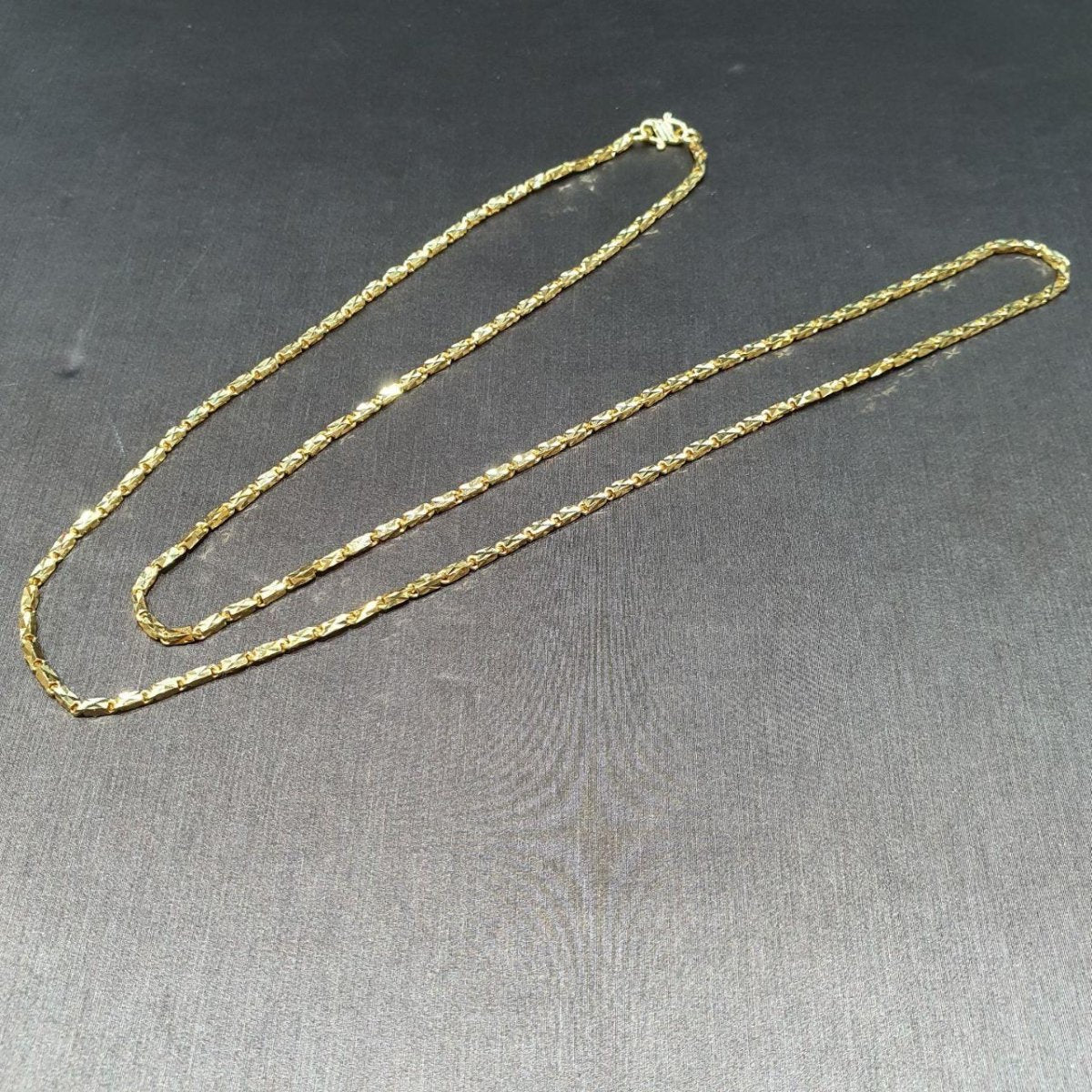 22k / 916 Gold Box Cutting Necklace - Best Gold Shop 22k gold 22k gold chain 22k gold necklace Necklaces