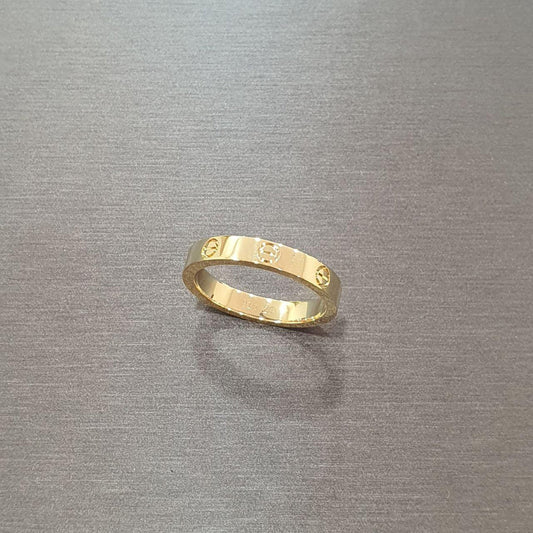 22k / 916 Gold C Design Ring 3.6mm-Rings-Best Gold Shop