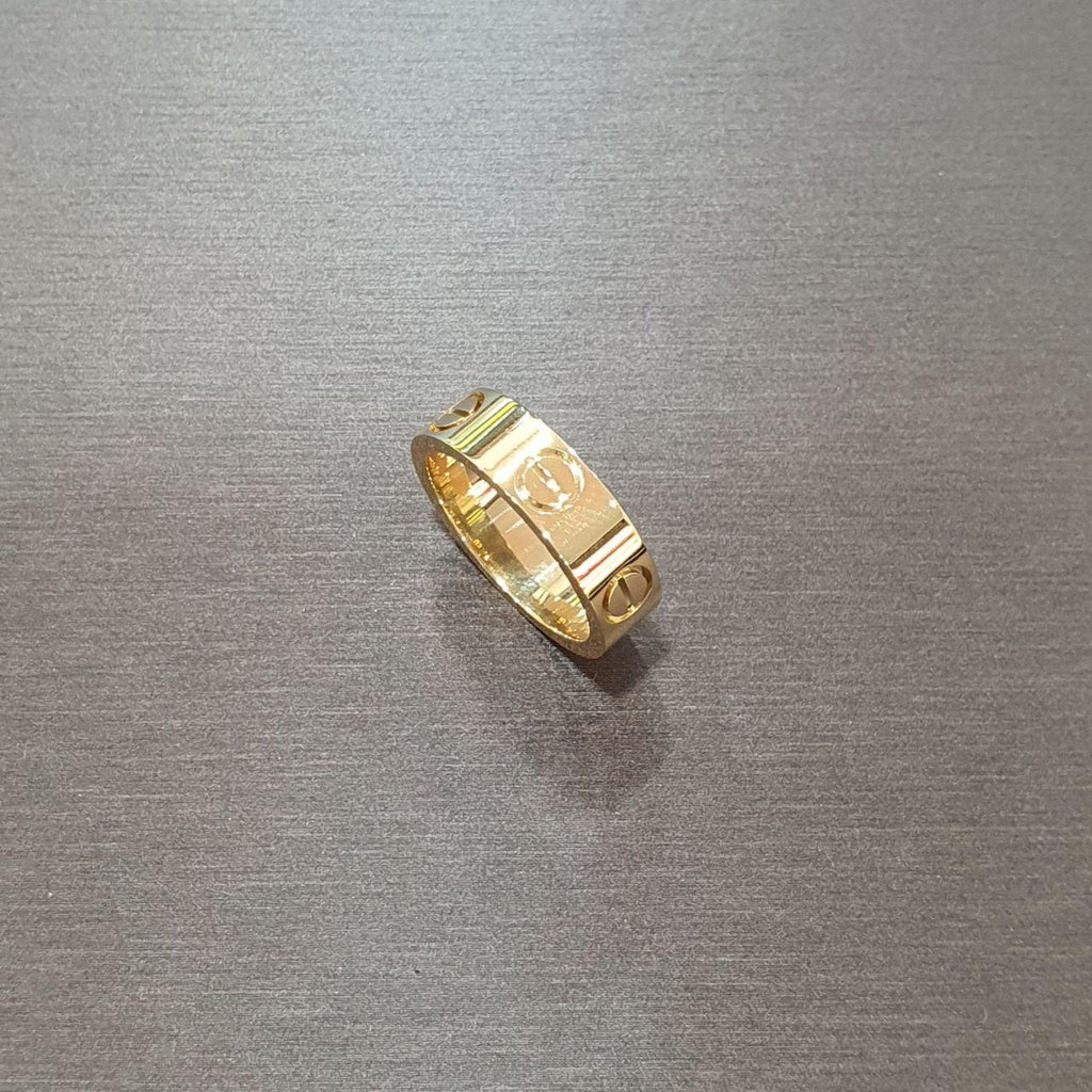 22k / 916 Gold C Design Ring 5.5mm-Rings-Best Gold Shop