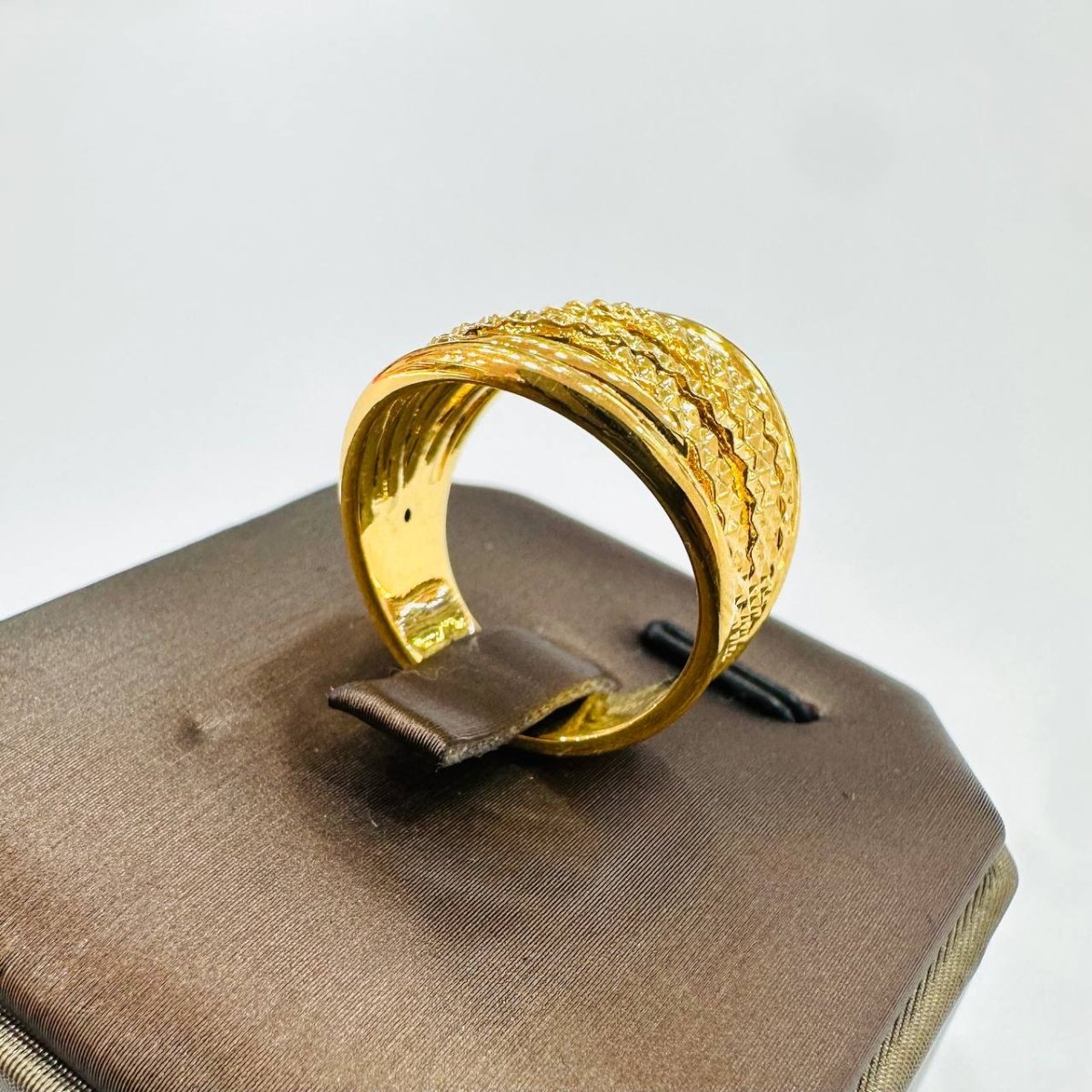 22k / 916 Gold Cavernous Ring New Design - Best Gold Shop 22k gold 22k gold ring 916 gold Rings