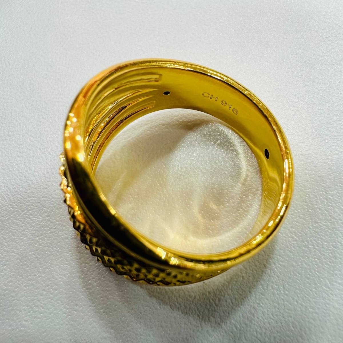 22k / 916 Gold Cavernous Ring New Design - Best Gold Shop 22k gold 22k gold ring 916 gold Rings