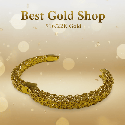 22K / 916 Gold Celestial Bangle by Best Gold ShopBraceletsBest Gold Shop